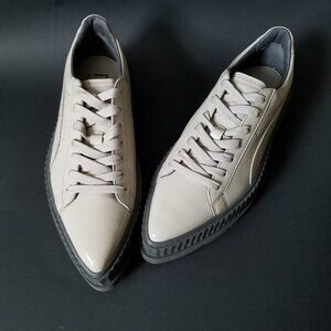 Women's FENTY PUMA Pointy Creeper Dove-Glacier Grey Patent Leather